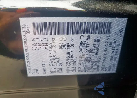 2023 Nissan Rogue Sv from USA, damaged, VIN 5N1BT3BA6PC844751